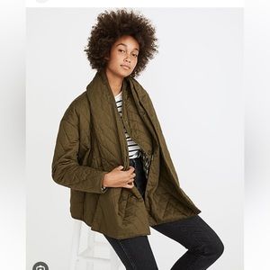 Madewell Olive Quilted Jacket